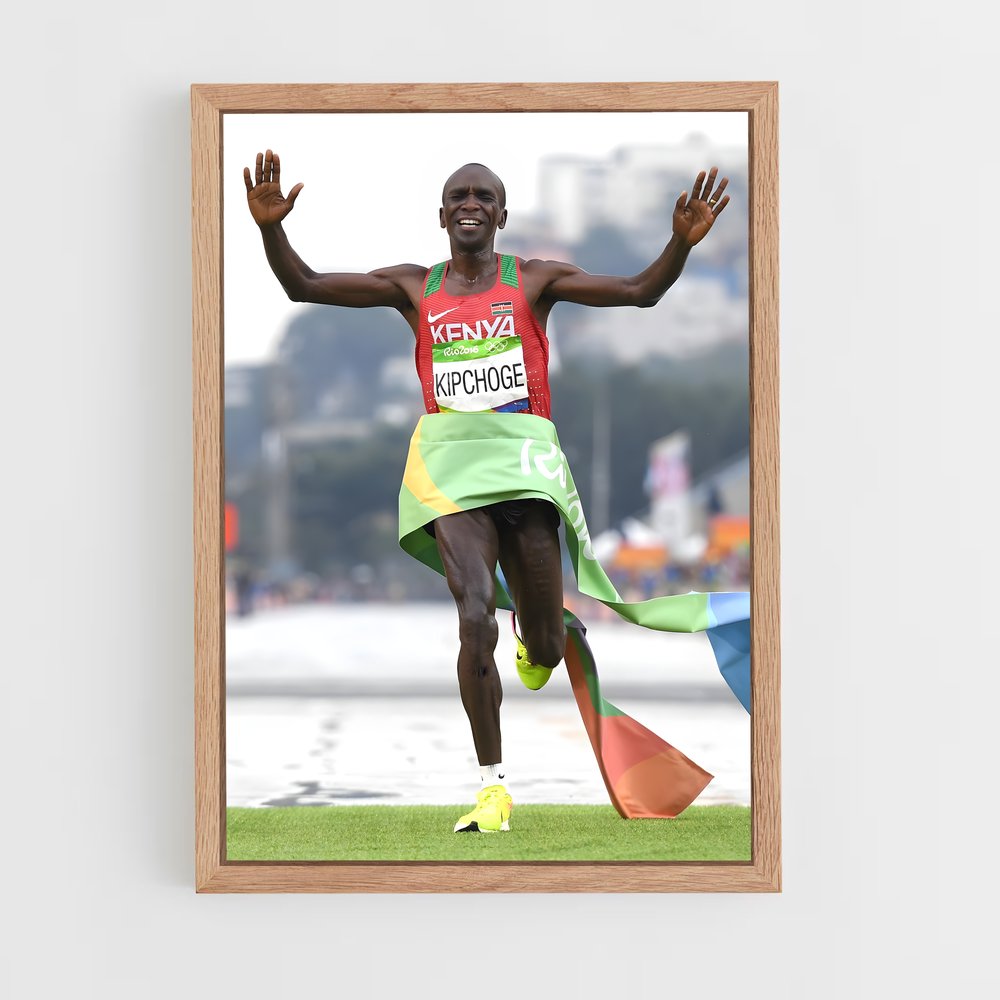 Poster L'Exploit d'Eliud – affiche Athlétisme (vue 4)